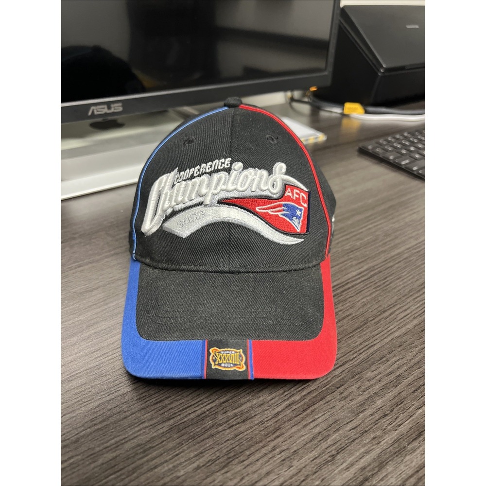 Reebok 2003 AFC Conference Champions New England Patriots Cap Hat